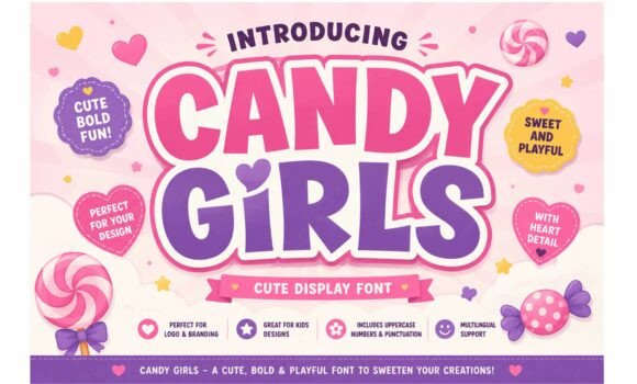 Candy Girls: A Sweet Typeface for Playful Branding