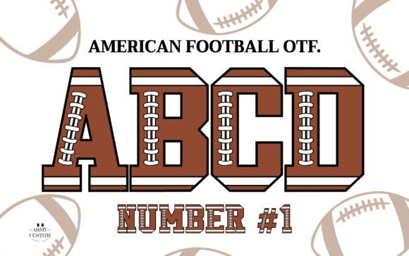 Capturing Gridiron Glory: The American Football Font