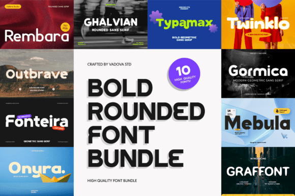 Friendly Power: Why Bold Rounded Fonts Command Attention