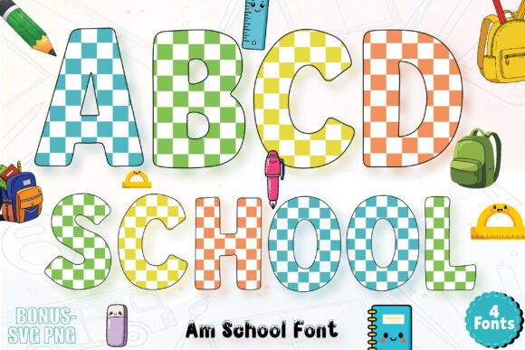 Inject Playful Energy Into Your Projects With Am School Fonts