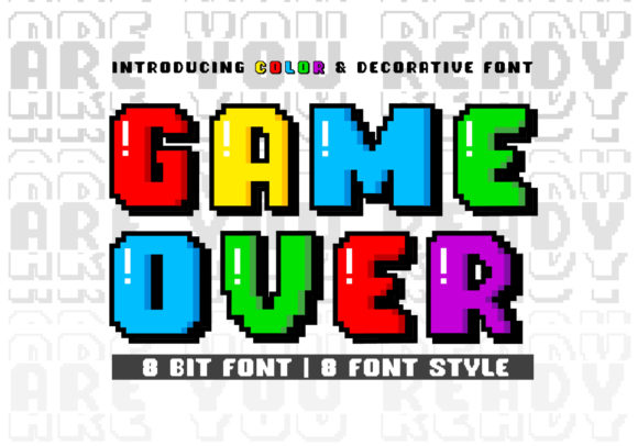 Inject Playful Energy: Using the Game Over Font in Your Designs
