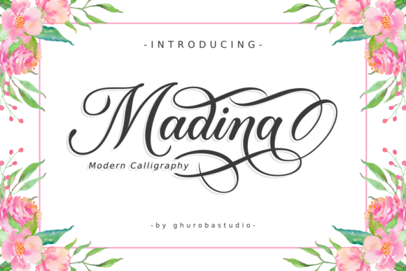 Madina: A Handwritten Font That Feels Both Magical and Elegant