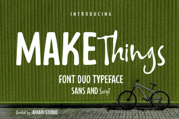 Make Things: A Font Duo for Modern Branding