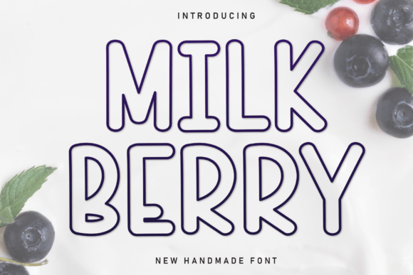 Milk Berry: A Sweet Addition to Your Creative Font Library