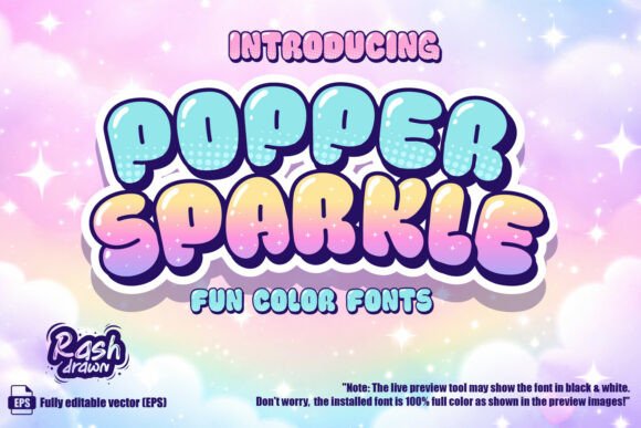 Popper Sparkle: The Color Font That Brings Instant Joy