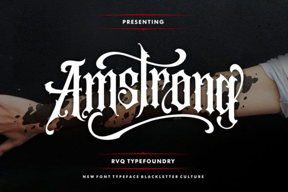 Rediscover Vintage Elegance: The Amstrong Typeface