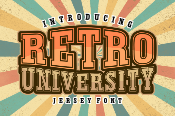 Retro University: The Typeface That Captures Campus Spirit