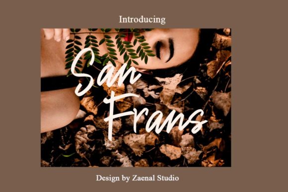San Frans: A Handwritten Font with Authentic Charm
