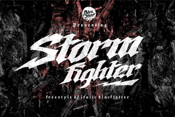 Storm Fighter: A Blackletter Font for Bold, Gothic Design