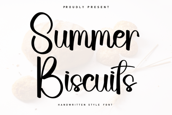 Summer Biscuits: A Handwritten Font with Character and Charm