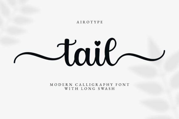 Tail: The Script Font That Adds a Touch of Whimsy to Any Design
