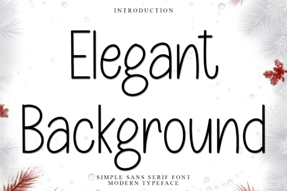 The Soft Power of Elegant Background Typography