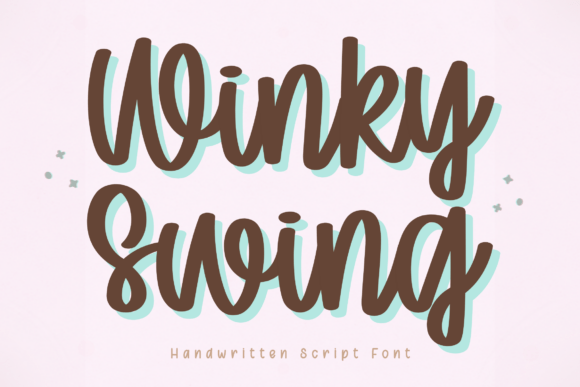Winky Swing: A Handwritten Font with a Playful, Professional Edge